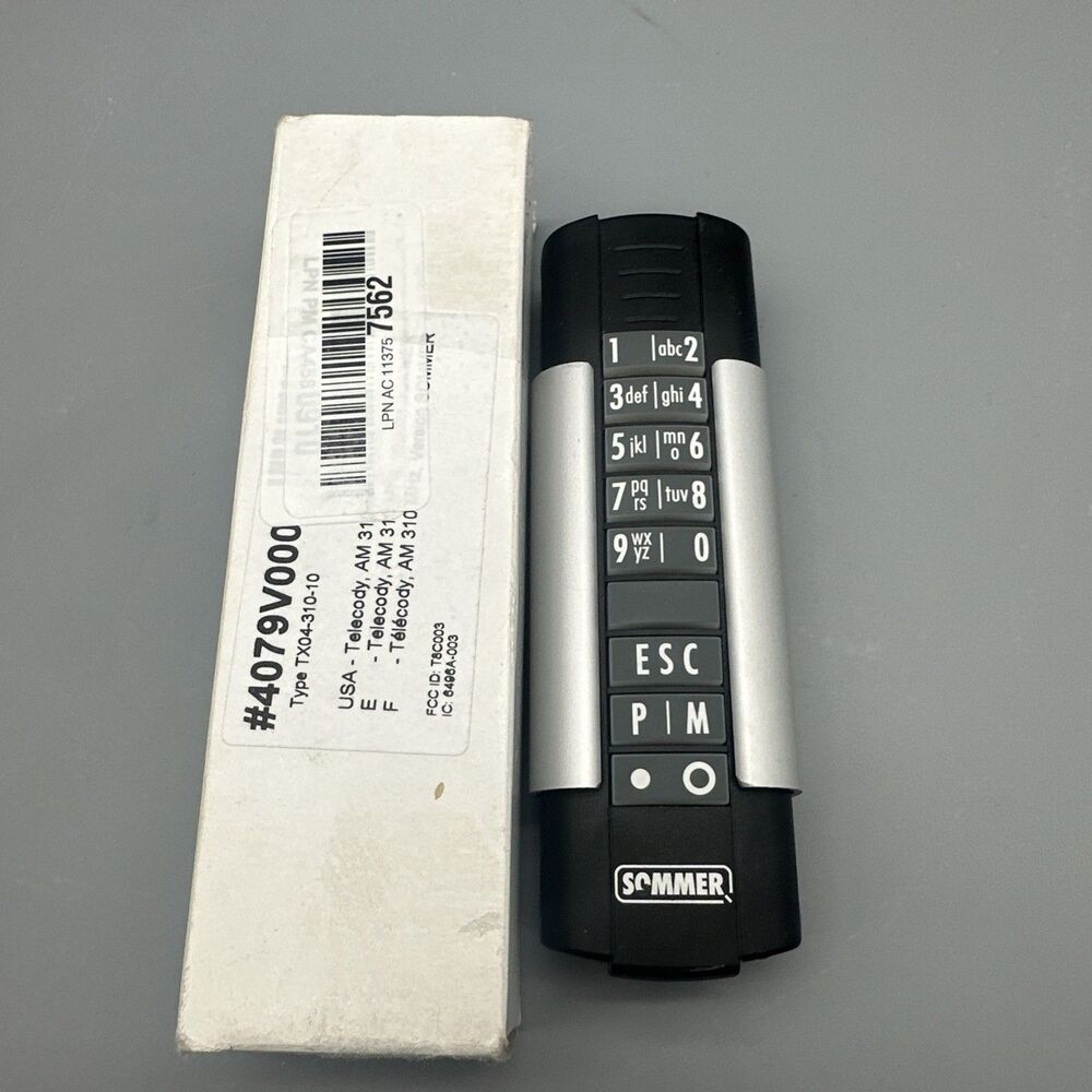 Sommer Wireless Keypad / TX04-310-10 E3214 6307ADS 00 NEW - OPEN BOX